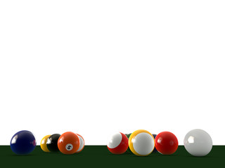 Wall Mural - pool balls