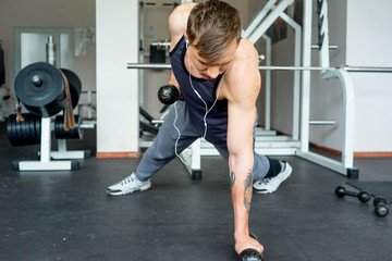 Wall Mural - Man at a gym