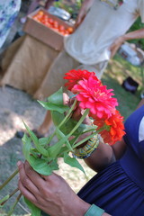 Flower twins from market