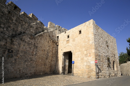 Zdjęcie XXL Brama Starego Miasta w Jerozolimie