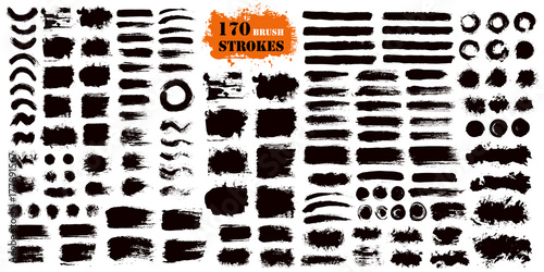 Fotomural Brush Stroke Paint Boxes Set