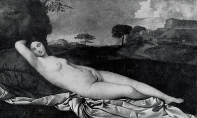 Wall Mural - Sleeping Venus (Giorgione, ca. 1510)