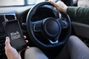 Poster - Composite image of black friday advert
