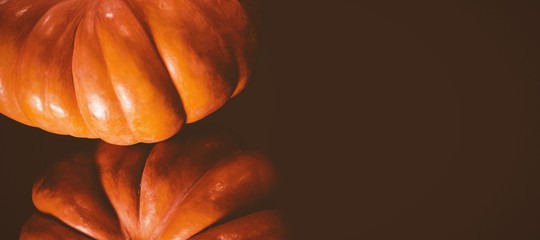 Canvas Print - Close up of pumpkins