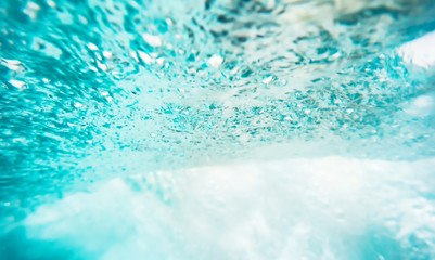 bubble under water suface