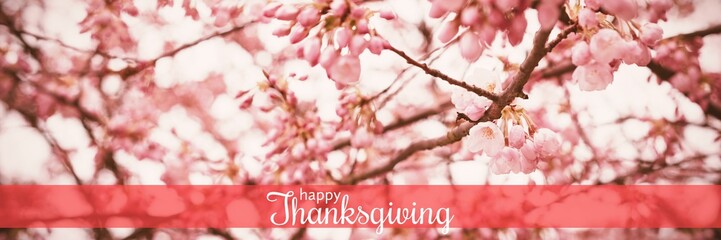 Poster - Composite image of digital generated image of thanksgiving