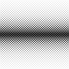 Poster - Geometric black and white rounded square pattern background - vector graphic design from diagonal squares in varying sizes