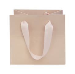 paper bag isolated on white background