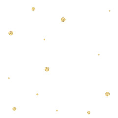 Poster - Golden confetti pattern. Modern abstract vector seamless background with small gold texture dots . Perfect for festive party invitations, greeting cards and wrapping paper.