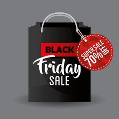 Poster - black friday promotion label