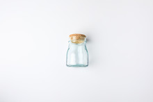 Transparent Glass Bottle With Bung