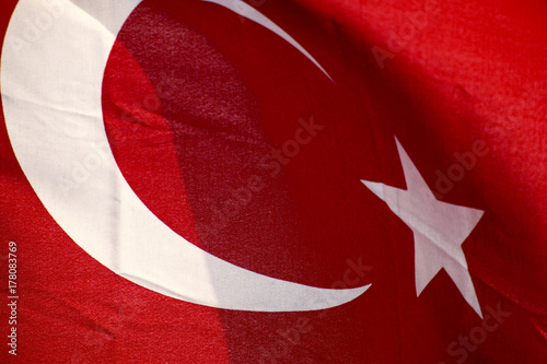 Plakat Flaga turecka