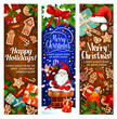 © Vector Tradition - Happy winter Christmas holidays vector banners