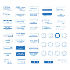 Naklejka na meble stamp form