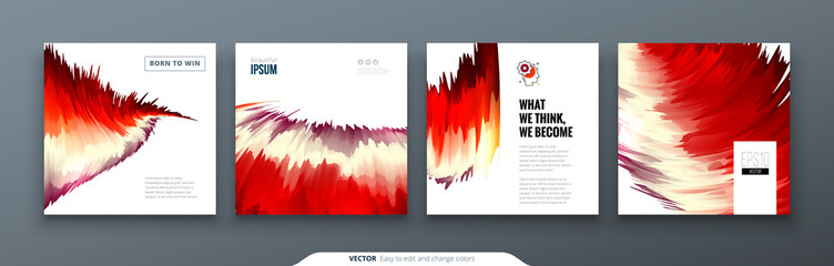 Wall Mural - abstract background pattern. noice color gradient abstract background for card banner brochure flyer