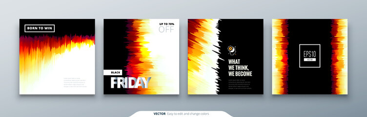 Wall Mural - abstract background pattern. noice color gradient abstract background for card banner brochure flyer