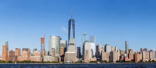 Fototapete - Lower Manhattan Skyline, NYC, USA