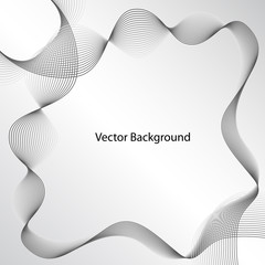 Wall Mural - abstract gray wave. vector abstract background of wave. black and white halftone vector illustration