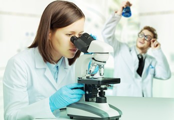Wall Mural - scientist.