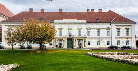 Wall Mural - Sandor Palace - the official residence of the President of Hungary and the seat of the Office of the President. Budapest, Hungary