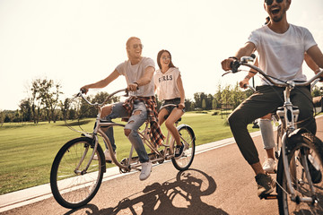 Poster - Spending carefree day together. 