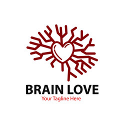 Canvas Print - brain love