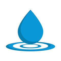 Wall Mural - water drop icon
