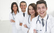 © ASDF - Portrait of confident happy group of doctors