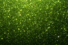Green Glitter Texture Christmas Abstract Background
