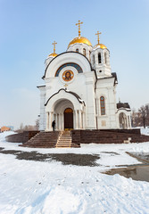 Canvas Print - Church of the Martyr St. George in the city of Samara, Russia