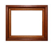 © breakingthewalls - Massive wooden brown picture or photo frame