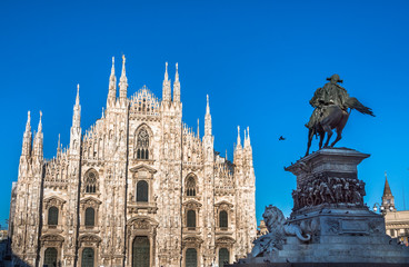 Wall Mural - Milan Cathedral, Piazza del Duomo, Lombardia, Italy.