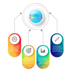 Poster - Timeline infographics design vector and marketing icons can be used for workflow layout, diagram, annual report, web design. Business concept with 4 options, steps or processes.