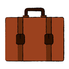 suitcase travel isolated icon