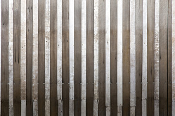 Wall Mural - old strip wood pannel