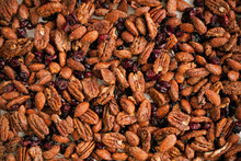 Nuts: Sugar Spiced Almonds And Pecans With Cranberries