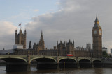 Fototapeta Big Ben - Westminster bridge, Palace of Westminster, and Big Ben at sunset