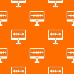 Poster - Sound waves pattern seamless