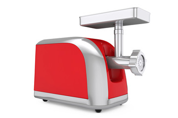 Wall Mural - Red Electric Meat Grinder. 3d Rendering