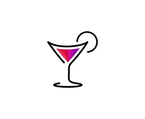 Sticker - Cocktail logo