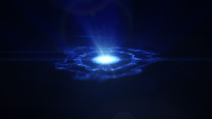 Poster - abstract burst of energy, plasma concept background, intergalactic supernova. graphical resource and