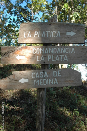 Fotografie, Obraz Kuba - Comandancia von Fidel Castro und Ché Guevara in der Sierra Maestra