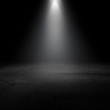 © Kirsty Pargeter - spotlight shining down into a grunge interior