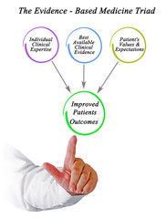 Wall Mural - Evidence - Based Medicine Triad