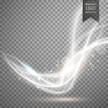 Abstract White Transparent Light Efect Vector Background
