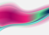 Fototapeta Kuchnia - Bright abstract holographic wave background