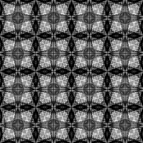Zdjęcie XXL Projekt bez szwu monochromatyczny wzór geometryczny