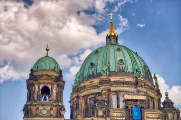 Fototapete - Berlin Cathedral on a beautiful sunny day