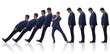 © Elnur - Businessman in domino effect business concept