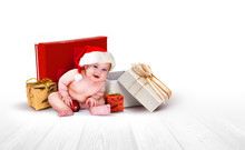 Cute Baby With Gifts